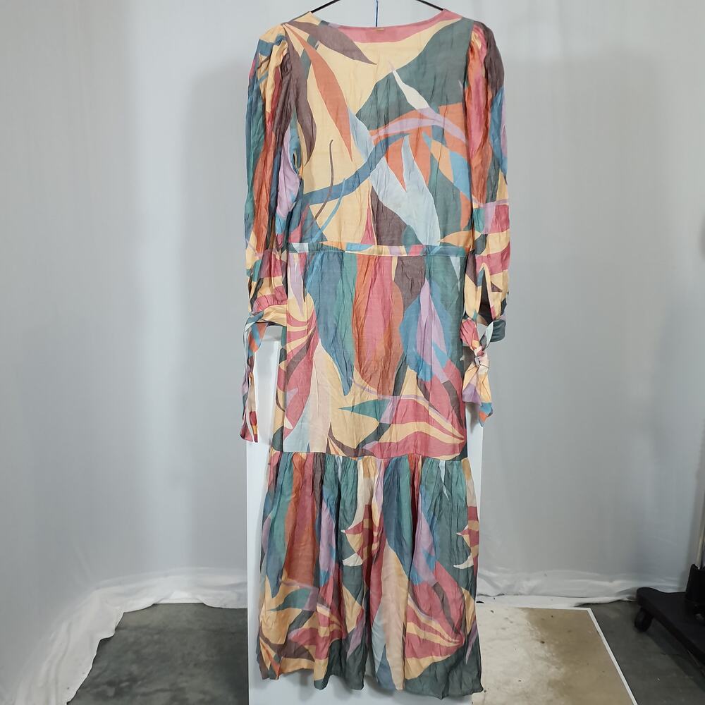 Multicolor Abstract Print Maxi Dress - Picture 3 of 6